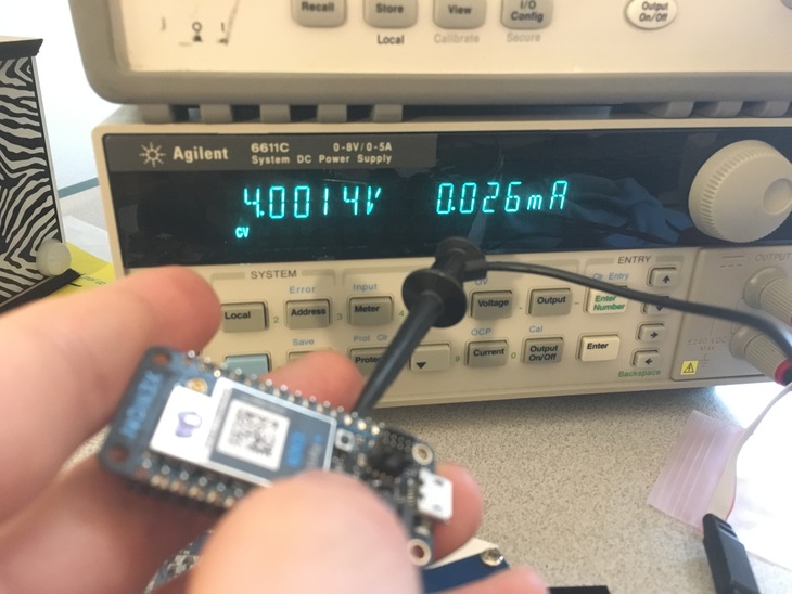 Measuring current on Xenon