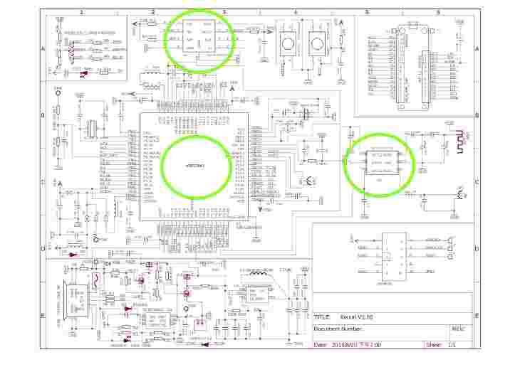 Particle Mesh Xenon Schematic with circles