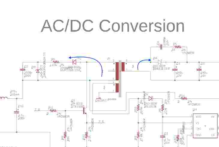 Notated circuit diagram.