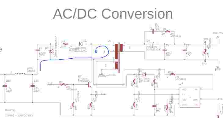 Notated circuit diagram.