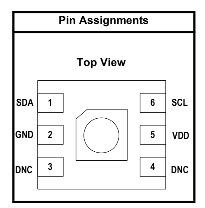 Si7021 pinout