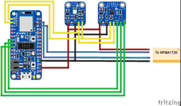 Fritzing Hookup Diagram