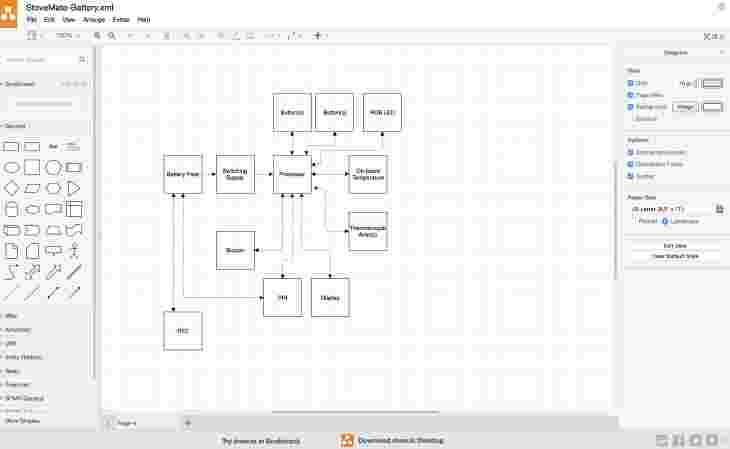 draw.io interface