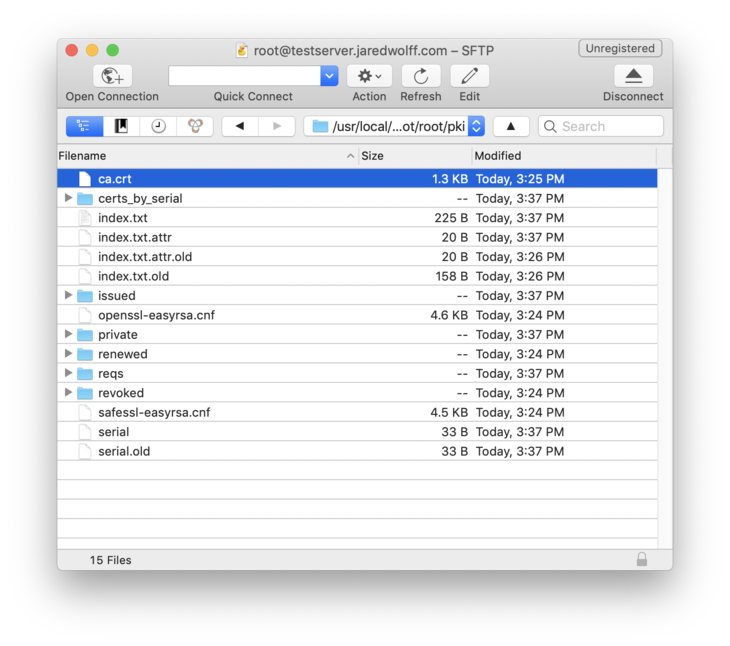 CyberDuck file downloads
