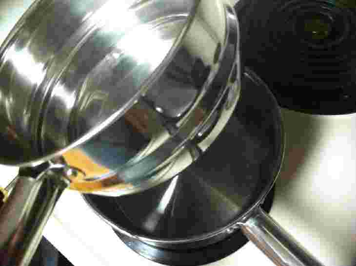 Heat up double boiler