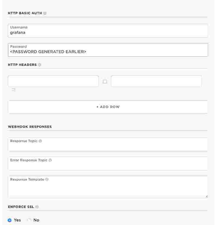 Basic auth setup