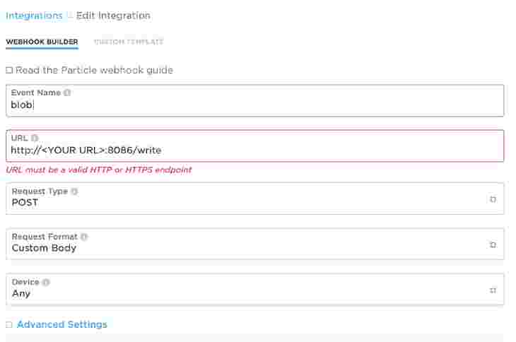 Beginning of setting up integration