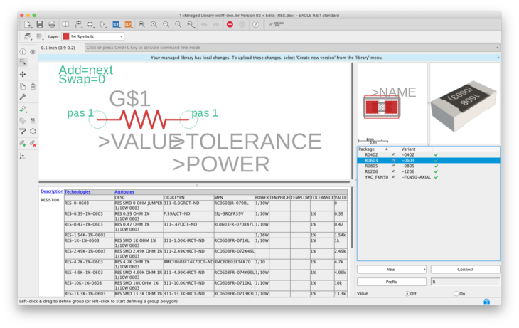 Device with many technologies and varients