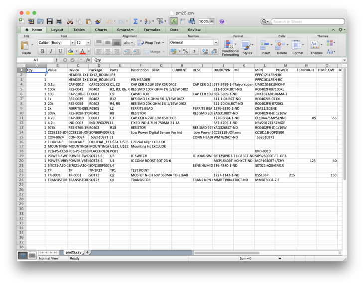 Opening .csv in Excel