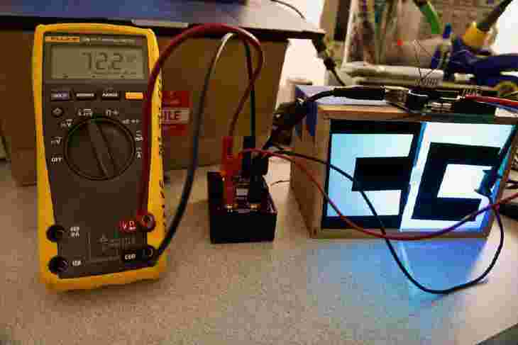 Measurement setup with Fluke 179 and µCurrent