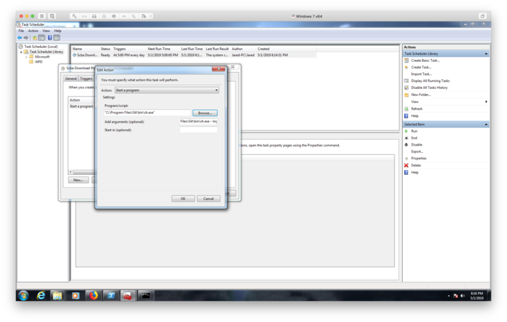 Create the <code>action</code>