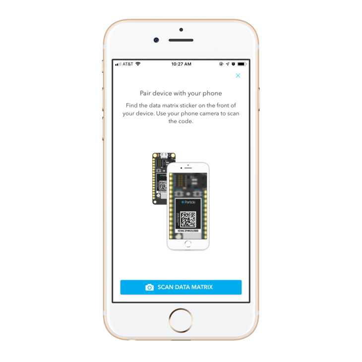 Scan data matrix step