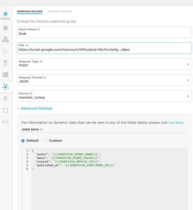 Configure Particle Cloud