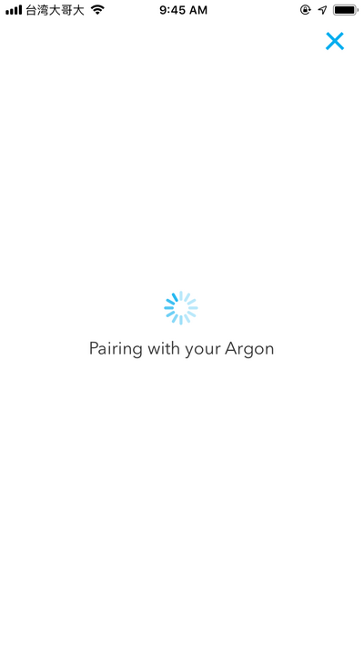 Pairing with your Argon