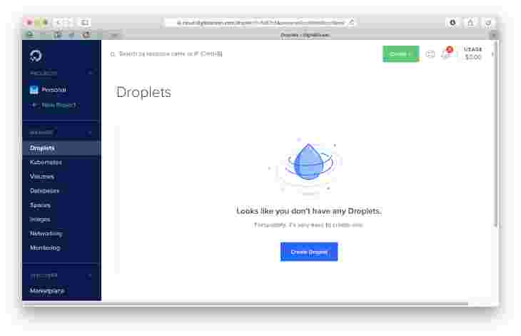 Create Droplet