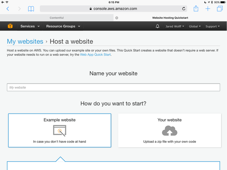 Host a Static Website on AWS