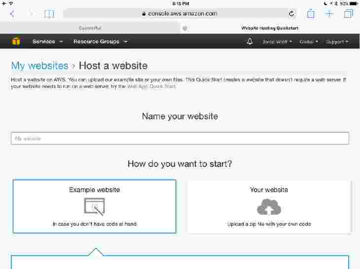 Host a Static Website on AWS