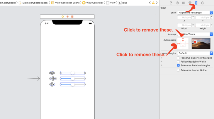 Ruler pane in Xcode