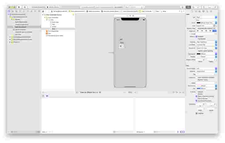Dragging Labels to Xcode View